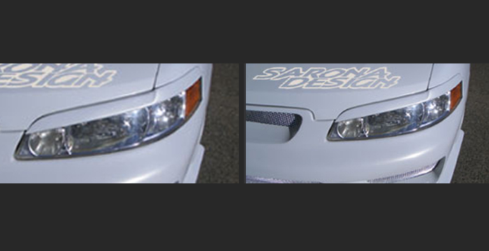 Custom Nissan Altima Eyelids  Sedan (1998 - 2001) - $89.00 (Manufacturer Sarona, Part #NS-005-EL)